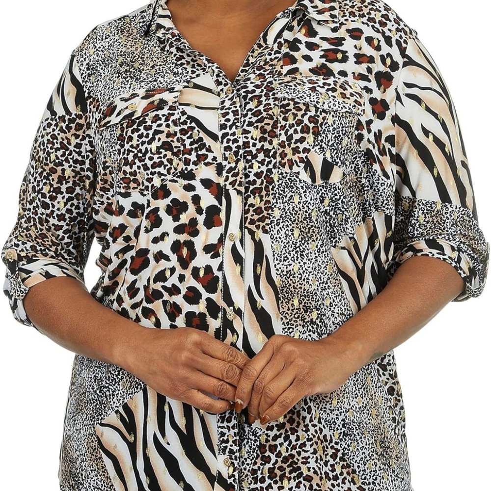 Leopard Print Women's Top